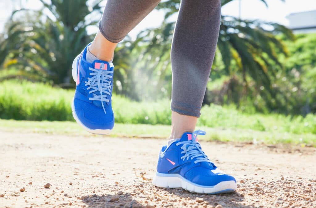 How Often Should You Replace Your Running Shoes? 1 blue-running-shoes-running